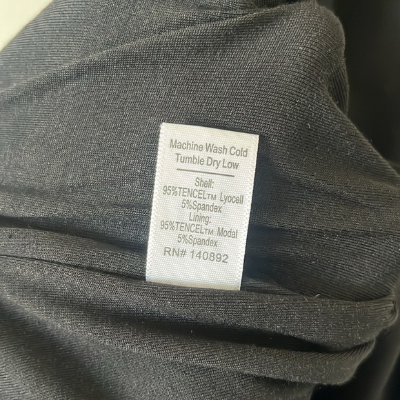 Marine Layer Lexi Rib SS Midi Dress black - Picture 9 of 9